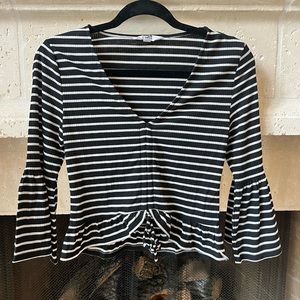 Black and white boutique top